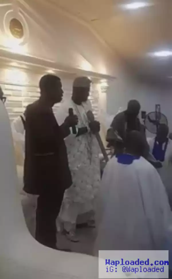 Photos: RCCG G.O, Pastor E.A. Adeboye Pictured Praying For The Ooni Of Ife At His Palace